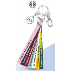 Porte clés Ruban nos valeurs